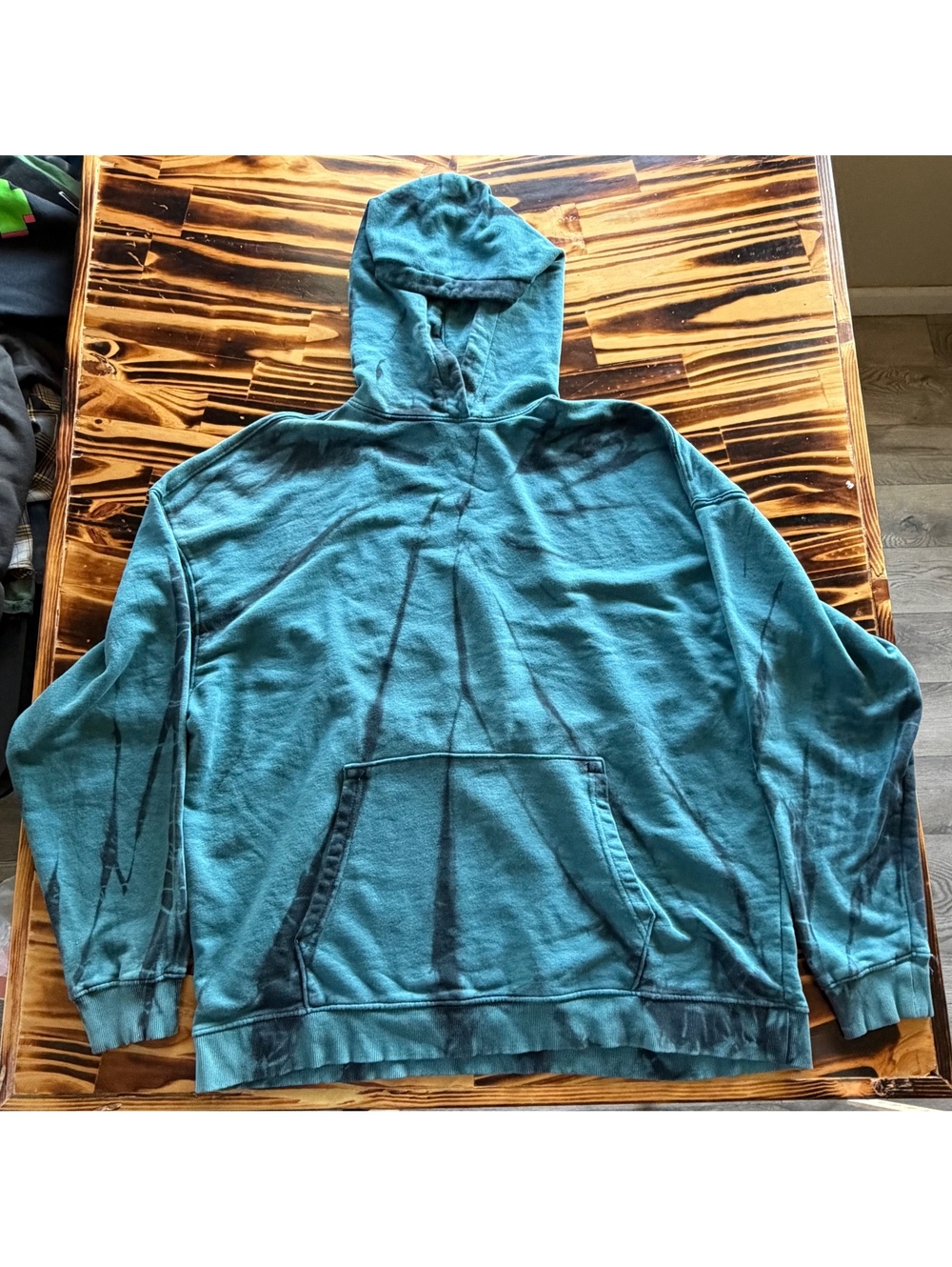 No Boundaries teal pullover hoodie